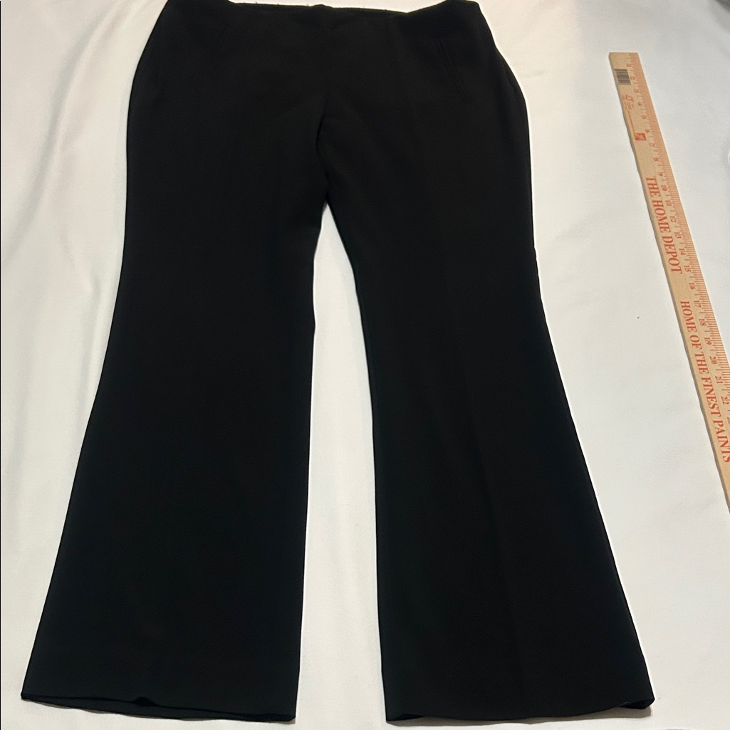 Van Heusen Black Wide Leg Stretch Extensible Pants 4